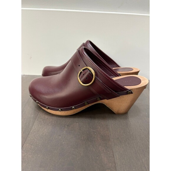 Isabel Marant Thalie Leather Clogs - Picture 1 of 4